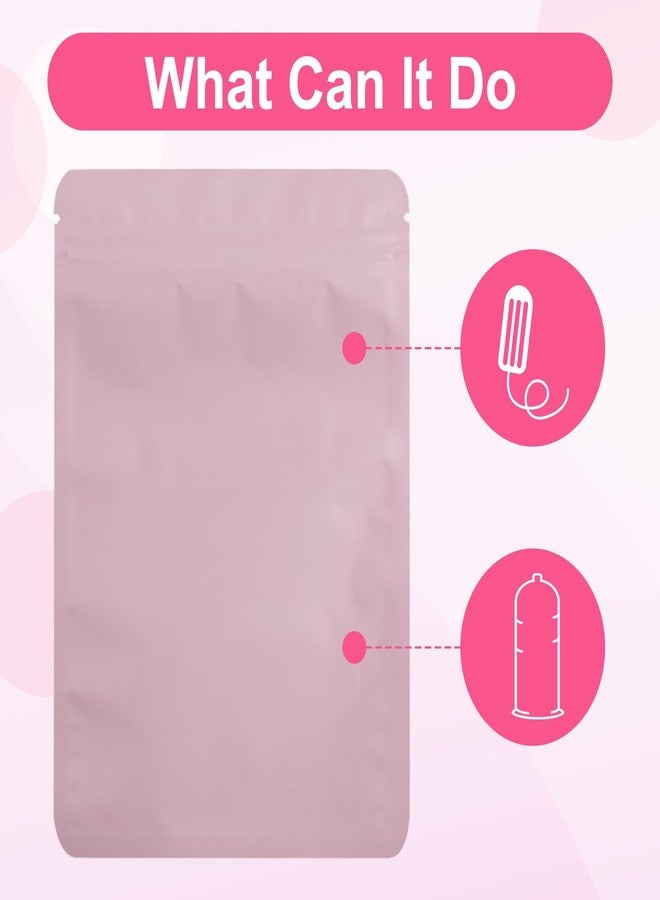 HDFCLUP 300-Pack Pink Discreet Sanitary Disposal Bags - Waterproof and Leak-Proof.Opaque Feminine Hygiene Waste Bags for Tampons,Pads & Liners(Pink) - Image 3